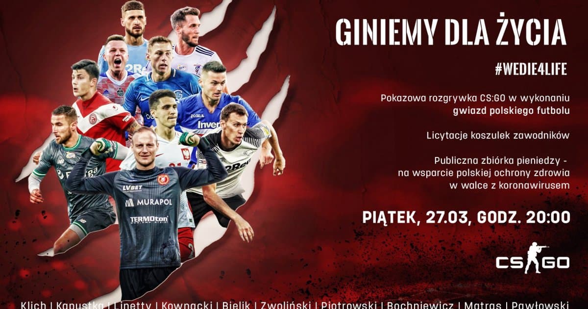 Polscy piłkarze zagrają charytatywnie w… CS:GO