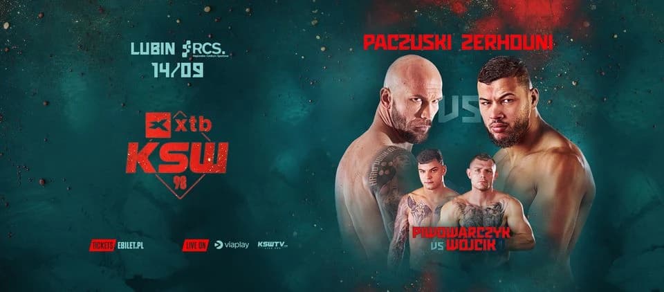 KSW 98 typy i kursy bukmacherskie (Paczuski vs Zerhouni)