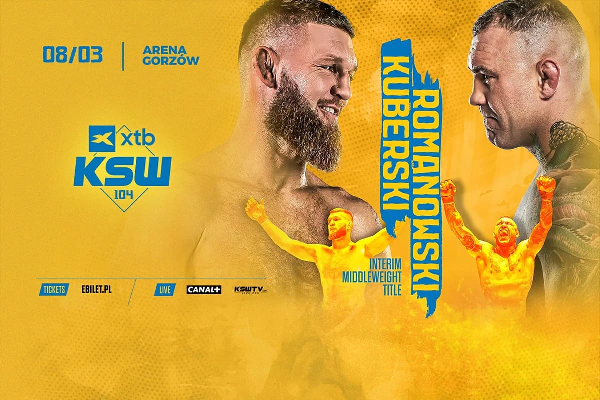 Obrazek newsa : KSW 104 gdzie oglądać? Transmisja online, stream za darmo