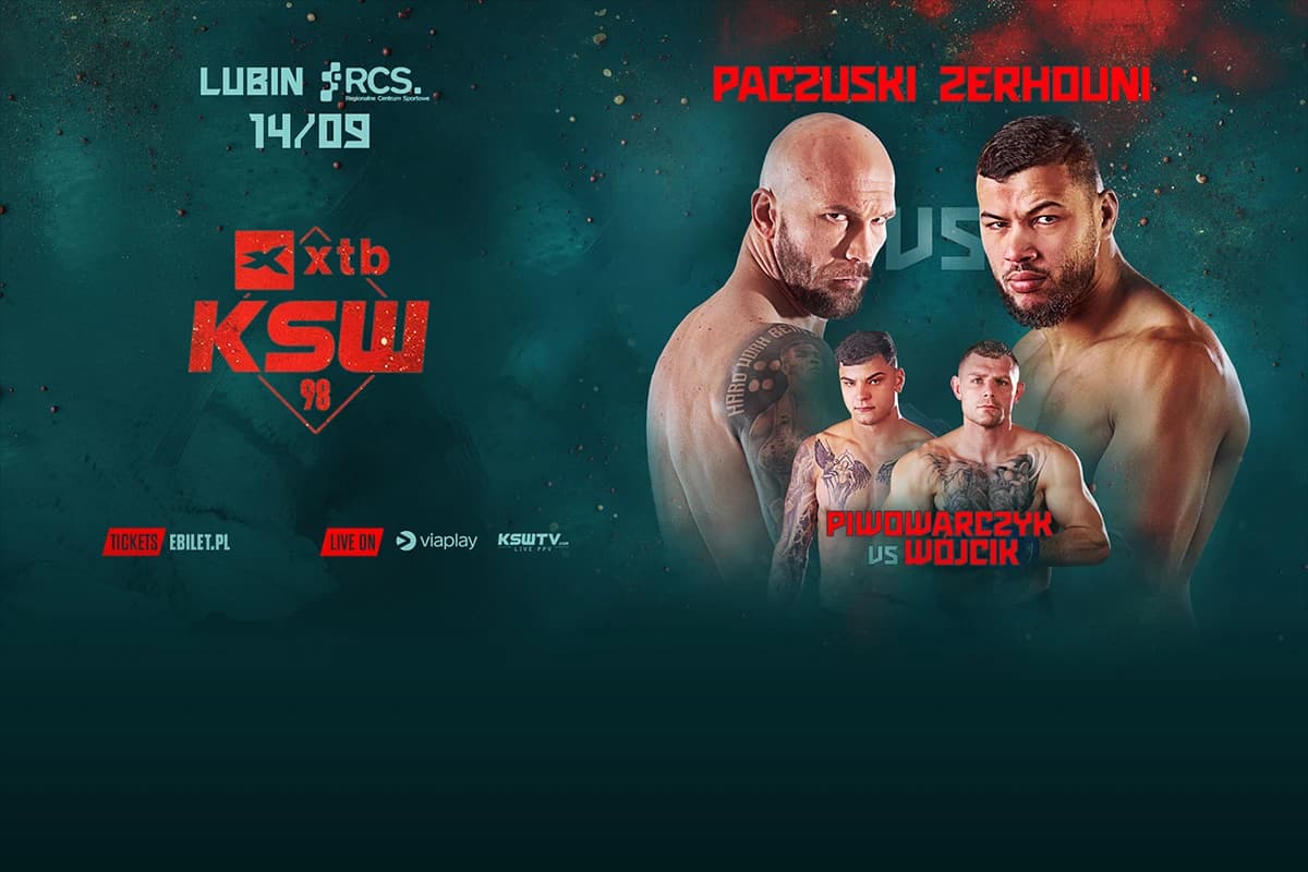 Obrazek newsa : KSW 98 gdzie oglądać? Transmisja Online, Stream za darmo