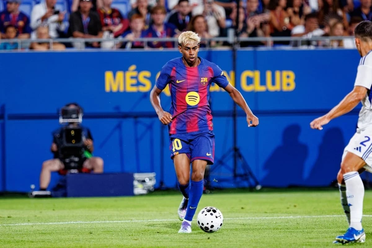 Lamine Yamal pobił rekord Kyliana Mbappé w Lidze Mistrzów